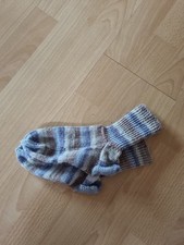 Selbstgestrickte Socken Sockenwolle Gr. 34/35