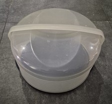 TUPPERWARE WIENER WALZER GROSSER TORTENBEHÄLTER KUCHEN BOX AUFBEWAHRUNG DECKEL