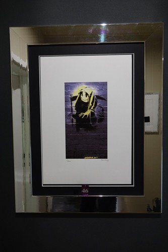 Banksy lithographie limitiert - lithographie,