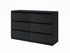 Kommode mit 6 Schubladen Sideboard Schrank Anrichte Highboard 120 holz