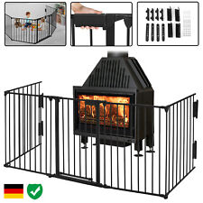5-Tlg Kaminschutzgitter Schutzgitter Ofenschutzgitter Türschutzgitter Klappbar