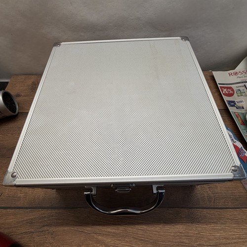 Aluminium kosmetikkoffer - aluminium,