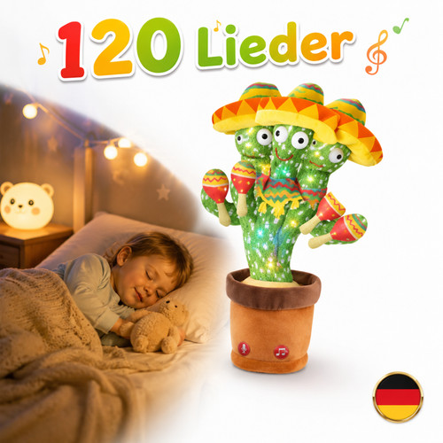 Plüschtier tanzender kaktus - plüschtier,