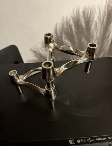 Stoff nagel kerzenhalter - nagel, 2