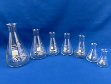 Erlenmeyerkolben enghals Bördelrand 50 mL - 500 mL Laborglas Laborzubehör