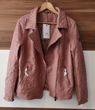 Lederjacke Damen Vegan Fritzi aus Preußen Virginia Embroidery, Dusty Rose, Gr.;M