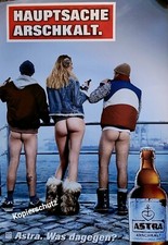 ASTRA BIER WERBUNG "