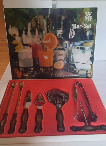 Wmf bar set burgund teilig - ,