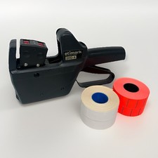 Preisauszeichnung Etimark 2HG-A 2-Zeilig Etikettierer + 4x Etiketten Rollen