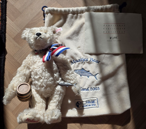 Steiff teddybär maatjes - teddybär, "maatjes