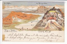 KÜNSTLERKARTE , BERGGESICHTER