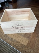 Siaurac leere OHK Holz-Weinkiste aus Bordeaux – Ideal zur Dekoration!