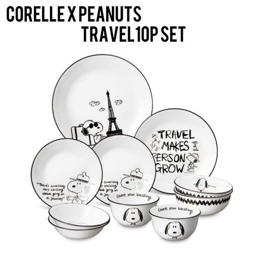 Corelle peanuts travel - peanuts,