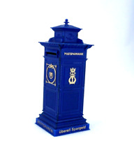 Postsparkasse Spardose Postkasten Briefkasten Vintage Postbank Postspardose nach