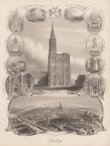 Strassbourg souvenirblatt - strassbourg,