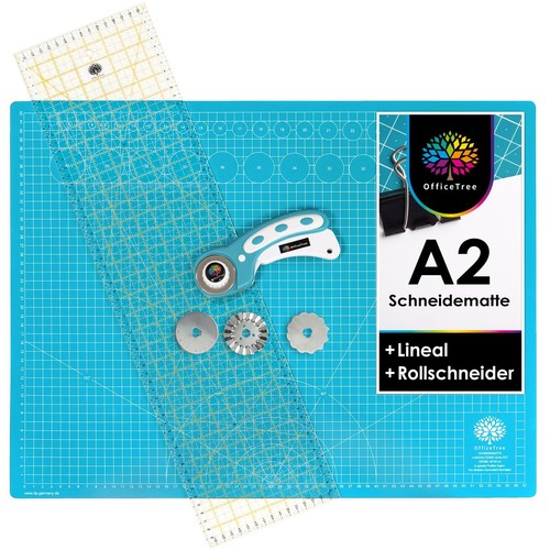 Schneidematte blau - a2, +
