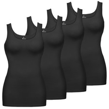 Damen Tops 4er Set Basic Long