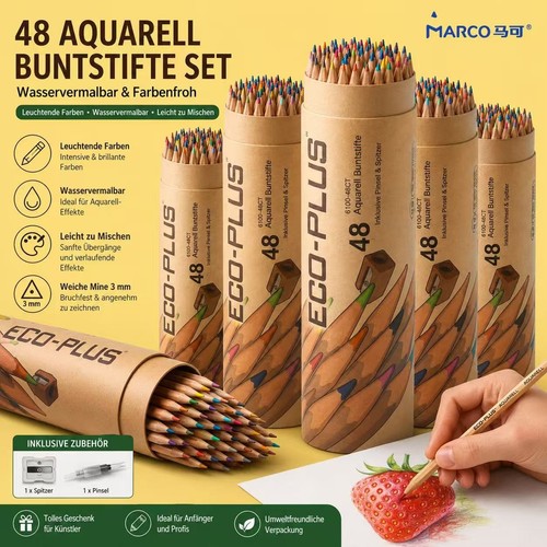 Eco plus aquarellstifte - eco-plus, set
