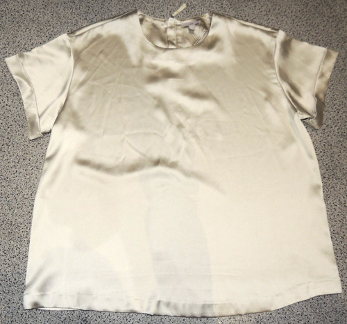 Damen bluse kurzarm beige wie - damen,