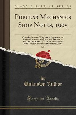 Popular mechanics shop notes - popular,