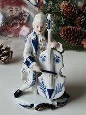 Rokoko ?Porzellan Figur ?‍?H: 13 cm ?Figur ?musizierent ?Deco?☃️