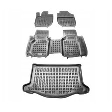 Satz Fußmatten und Matte für