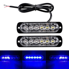 6LED Blau Frontblitzer