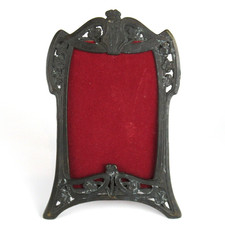 Jugendstil Metall Bilderrahmen