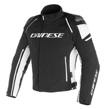 Dainese Racing 3 D-Dry Motorradjacke (Schwarz/Weiß) Gr: 64