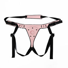 Damen Pu Leder Unterhose Keuschheitsgürtel Gerät Strap on Loch für Les. schwarz