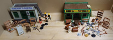 Playmobil -3423 sheriffs office- und -3462 drug store- aus 1983 mit viel extra