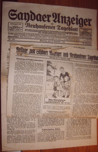 Sayda neuhausen zeitung - sayda,