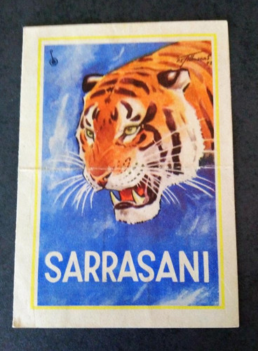Zirkus sarrasani tiger - zirkus, flyer