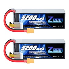 2x Zeee 22,2V 6S Lipo Batterie