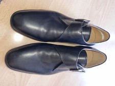 BALLY  NELSON  Herrenschuhe Monk Schwarz Gr.42 E UK 8E NP 399 $$