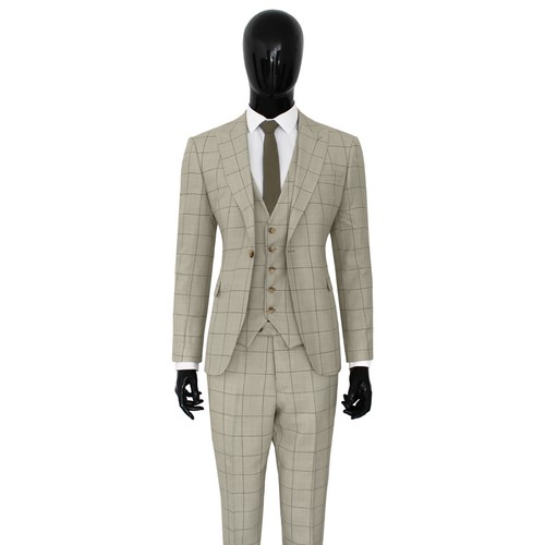 Slim fit herrenanzug - slim, weste