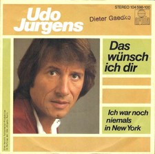 7" Udo Jürgens – Ich war