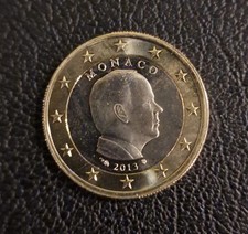1 Euro Kursmünze Monaco, 2013