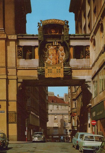 Alte postkarte wien - postkarte, hoher
