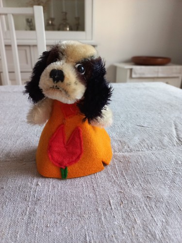 Steiff betthupferl hund cockie - betthupferl,
