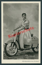 NSU Baumm II Stromlinien-Motorrad BMW Beiwagen Noll Cron DKW Hobby Roller 1955