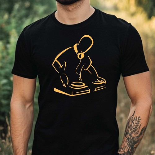 Herren shirt kopfhörer - herren, t-shirt