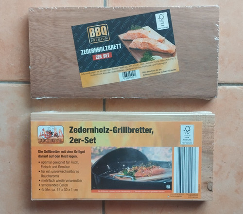 Räucherbretter zedernholz - 4, zedernholz-