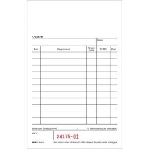 Rnk verlag kassenblock - rnk,