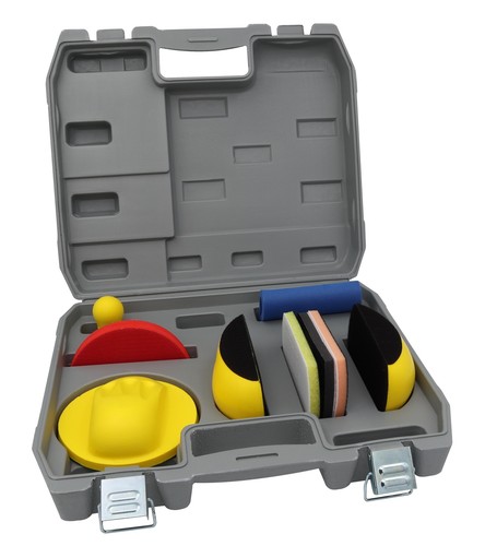 Handschleifklotz koffer set - set, 10
