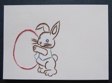 Kartenaufleger Fadengrafik