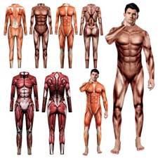 Herren Halloween Jumpsuit 3D