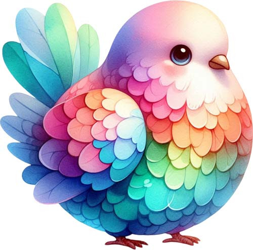Ostern regenbogen taube - ostern,