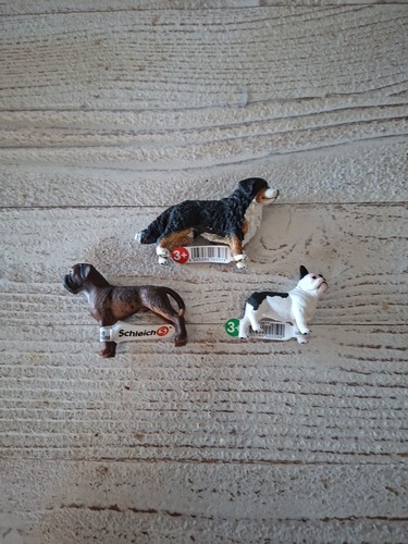 Schleich hunde mit fähnchen - hunde,