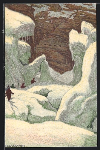 Künstler ernst e - künstler-ak,